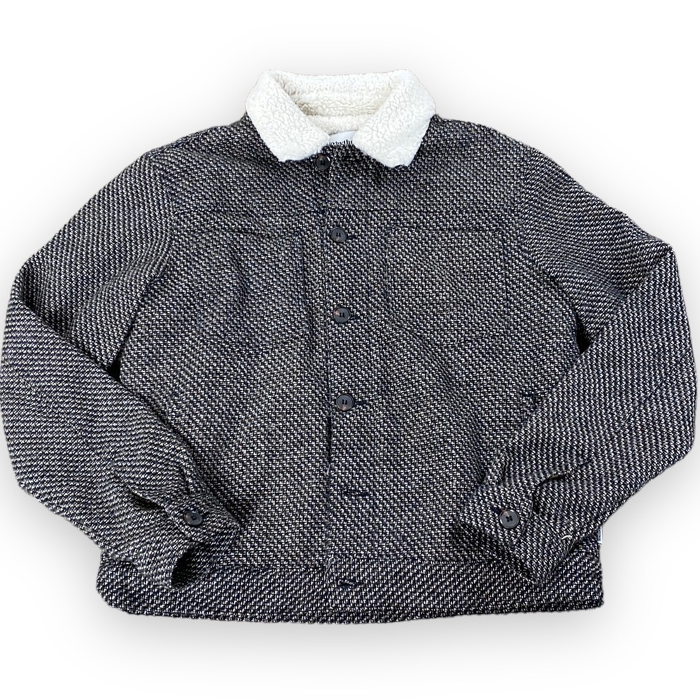 Rhythm Sherpa Lined Knit Trucker Jacket